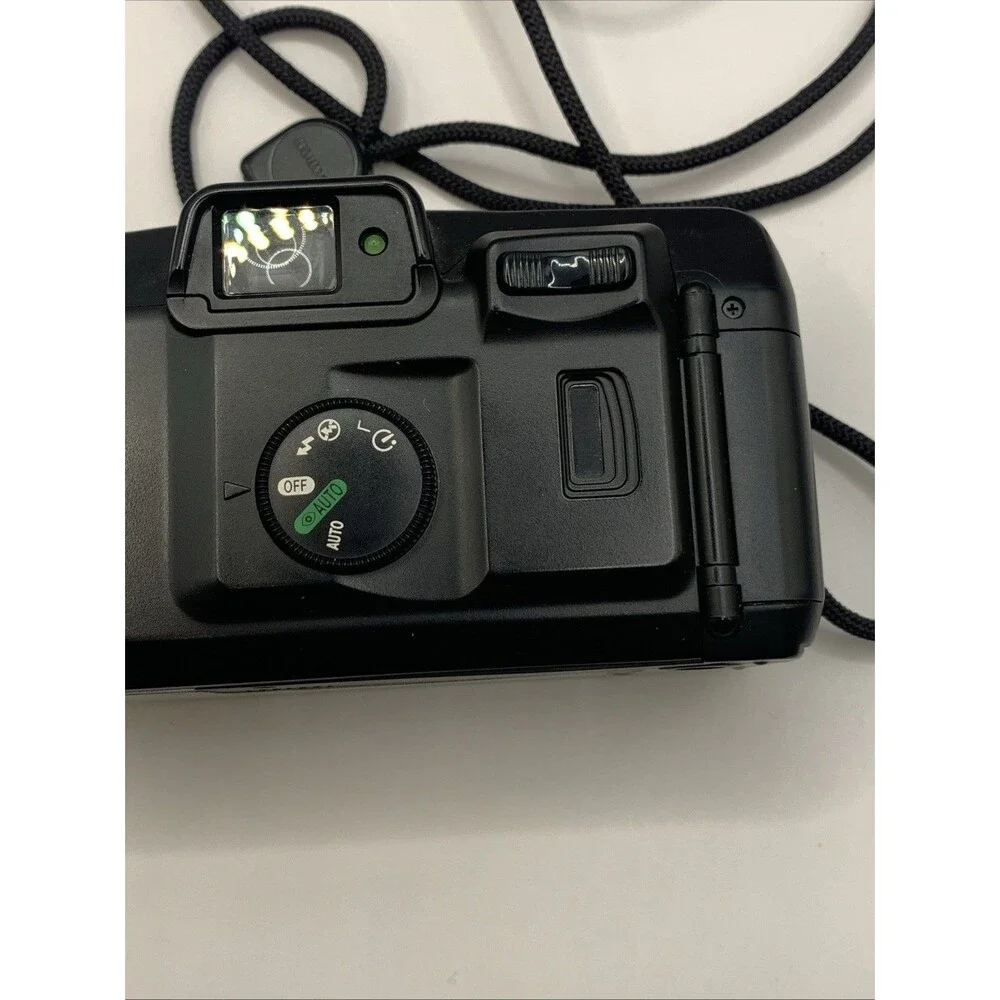 Canon Sure Shot 60 Zoom Date 35mm Film Camera 38-60mm 1995 Tamrac Strap Untested